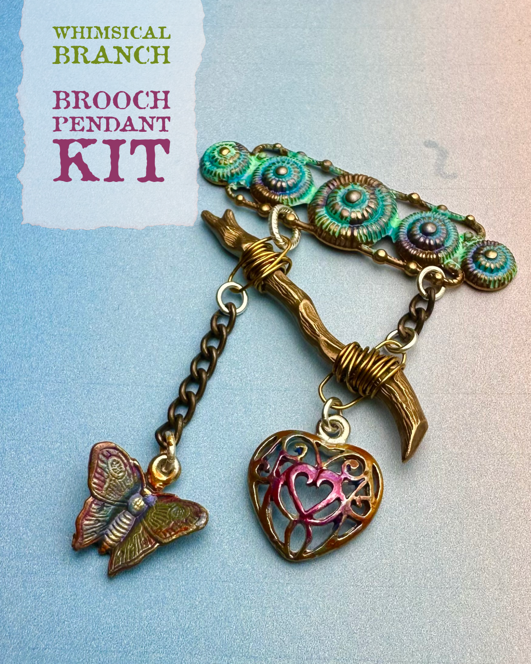 Whimsical Branch Brooch Pendant Kit