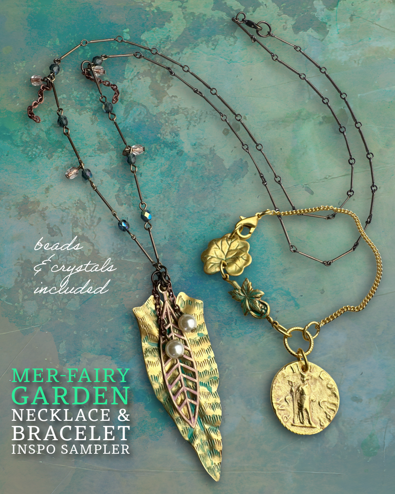 Mer-fairy Garden Necklace & Bracelet Inspo Sampler