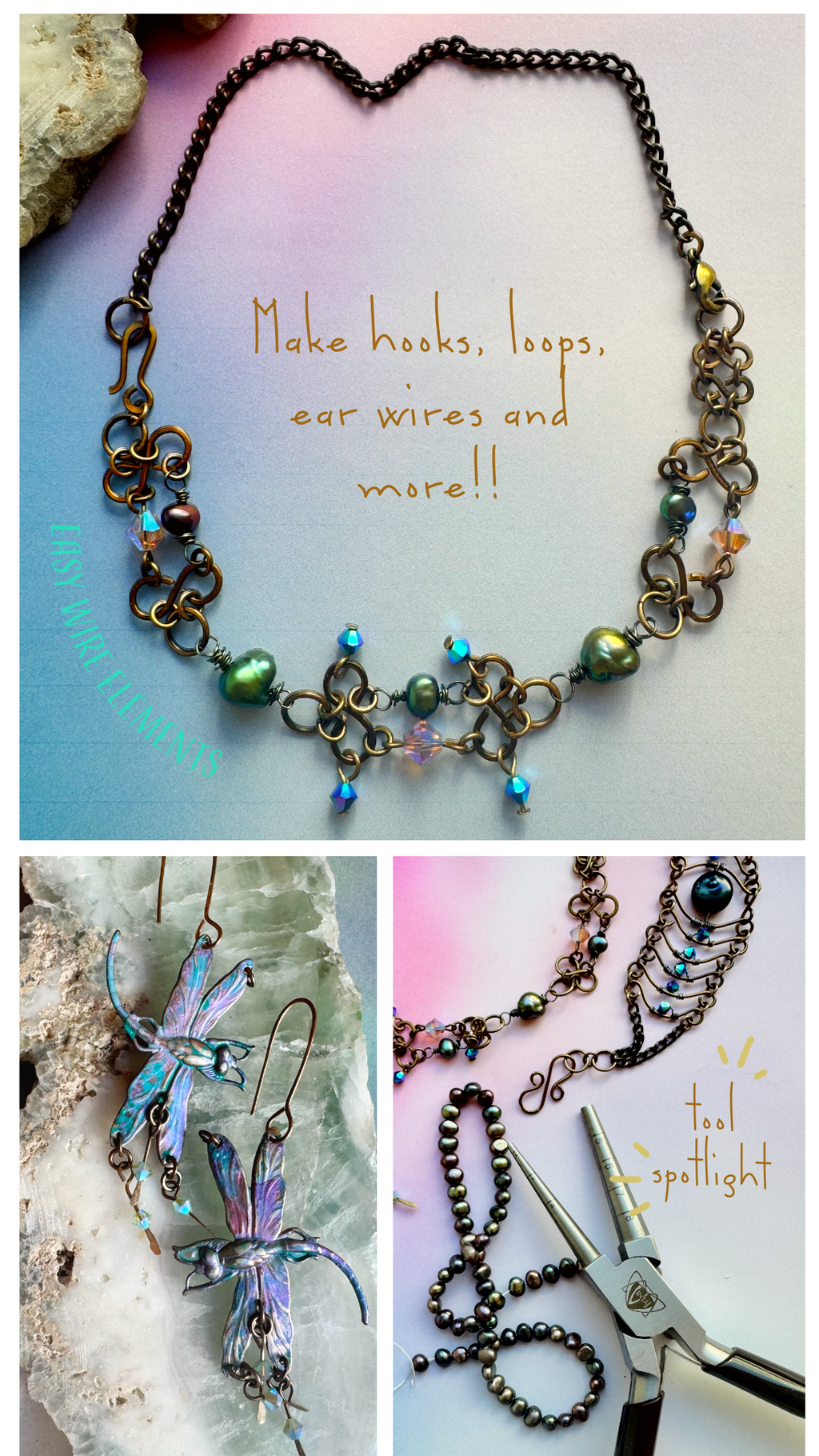 Jewelry making with hooks, loops, and more!