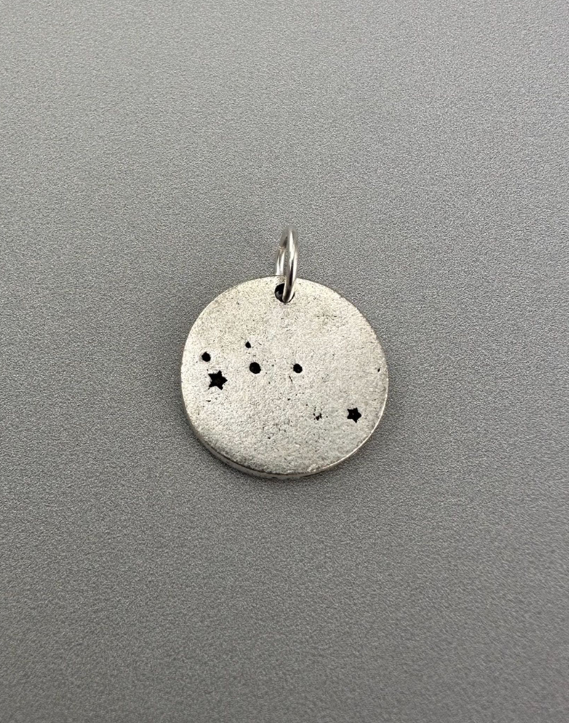 Silver constellation pendant