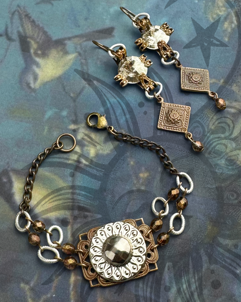 Celestial SunburstBracelet & Earrings Kit