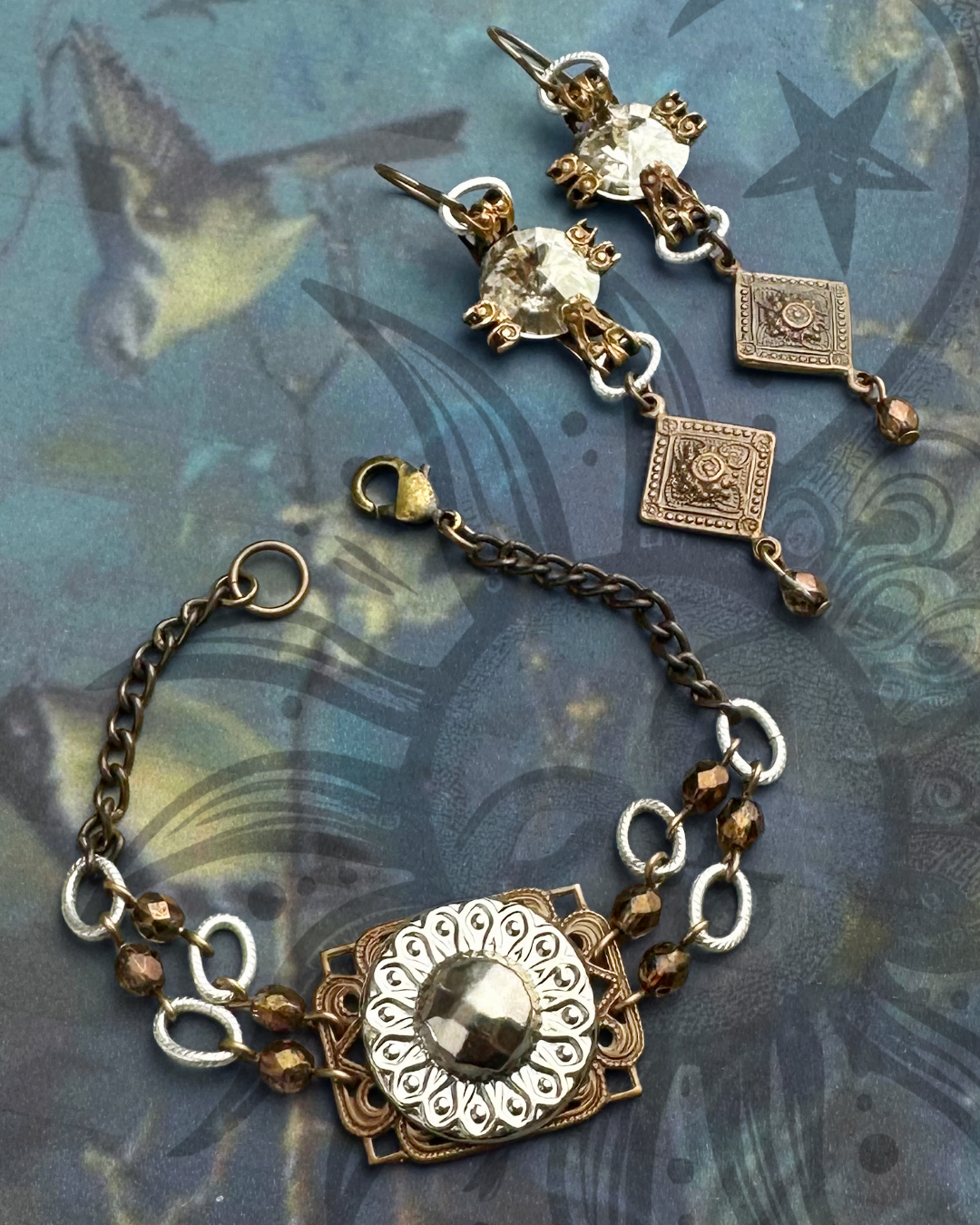 Celestial SunburstBracelet & Earrings Kit