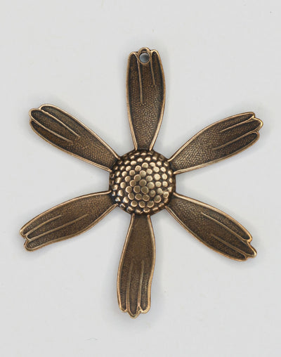 P0009 Bronze Daisy Charm