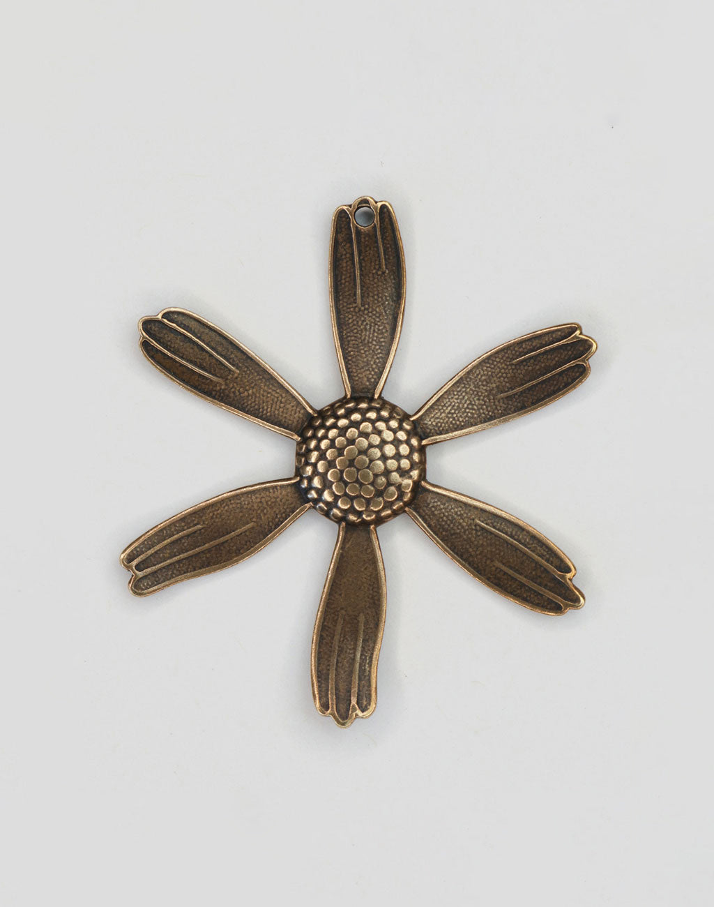 Bronze daisy flower ornament