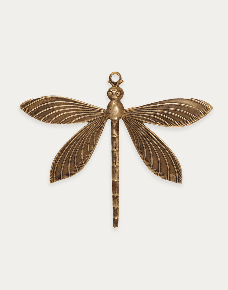 Brass dragonfly ornament P0033---1