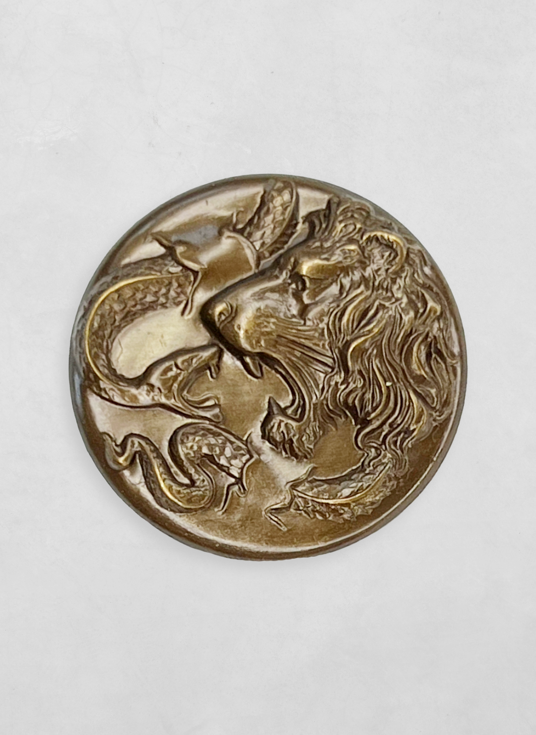 P010 Lion and Snake Relief