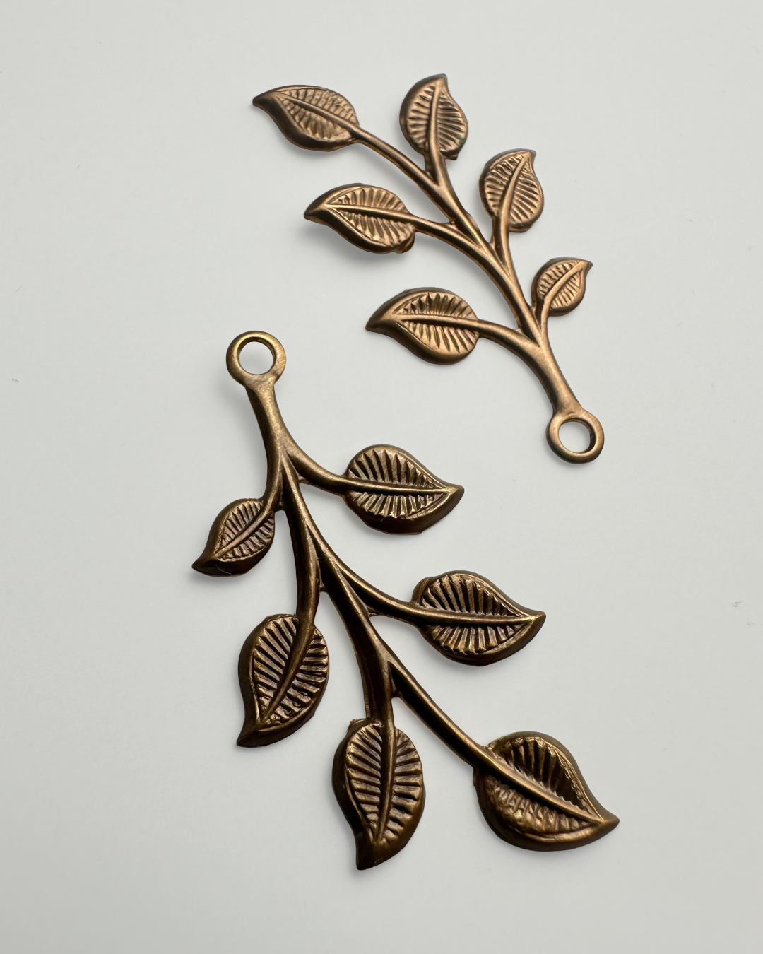 Spring Leaves, 37x18mm, (2pcs)