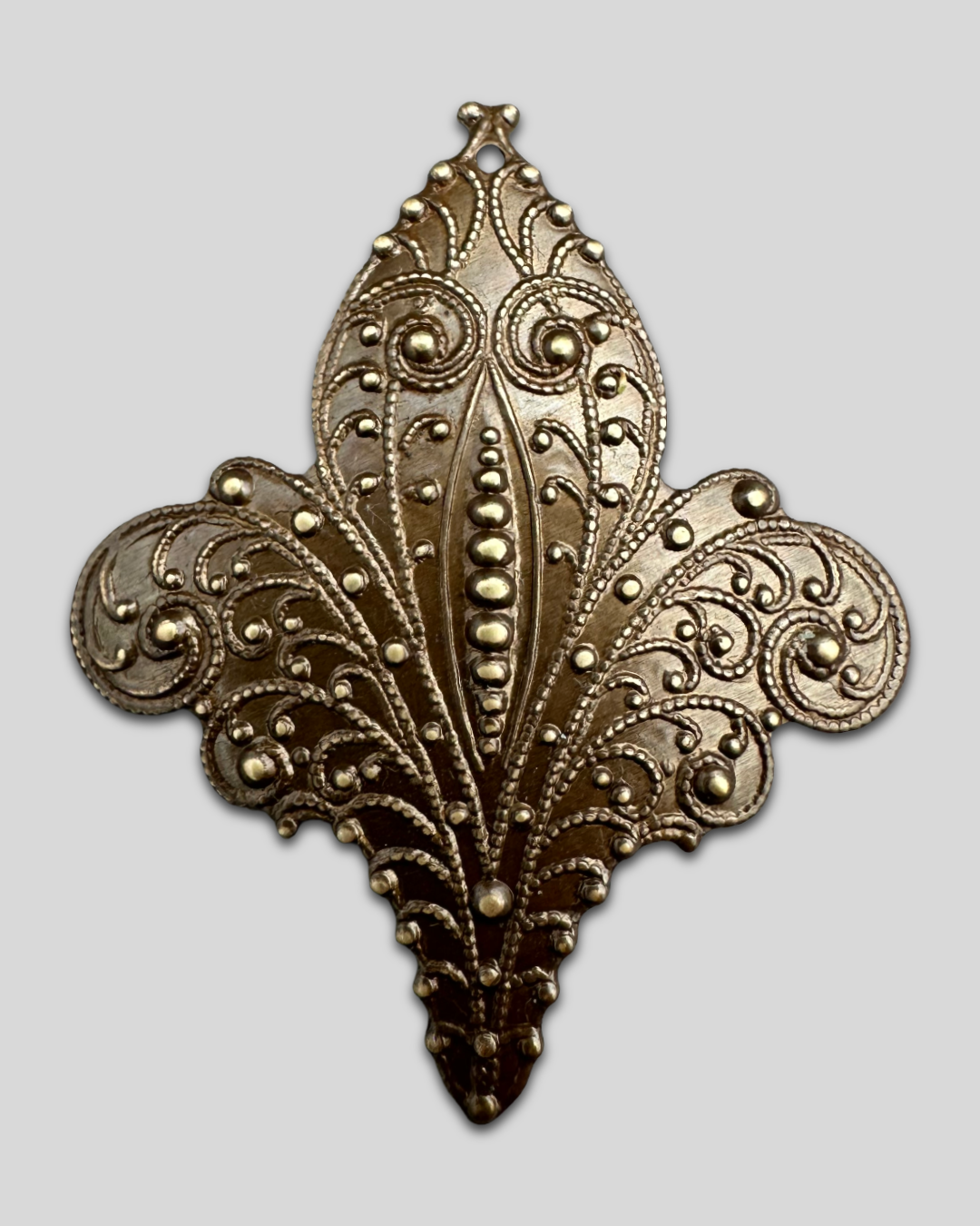 Fleur Pendant, 46x38mm (1pc)