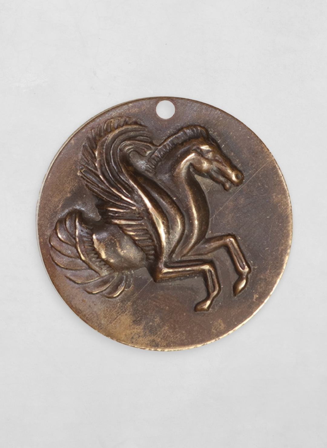 P556b - Bronze Pegasus Medallion