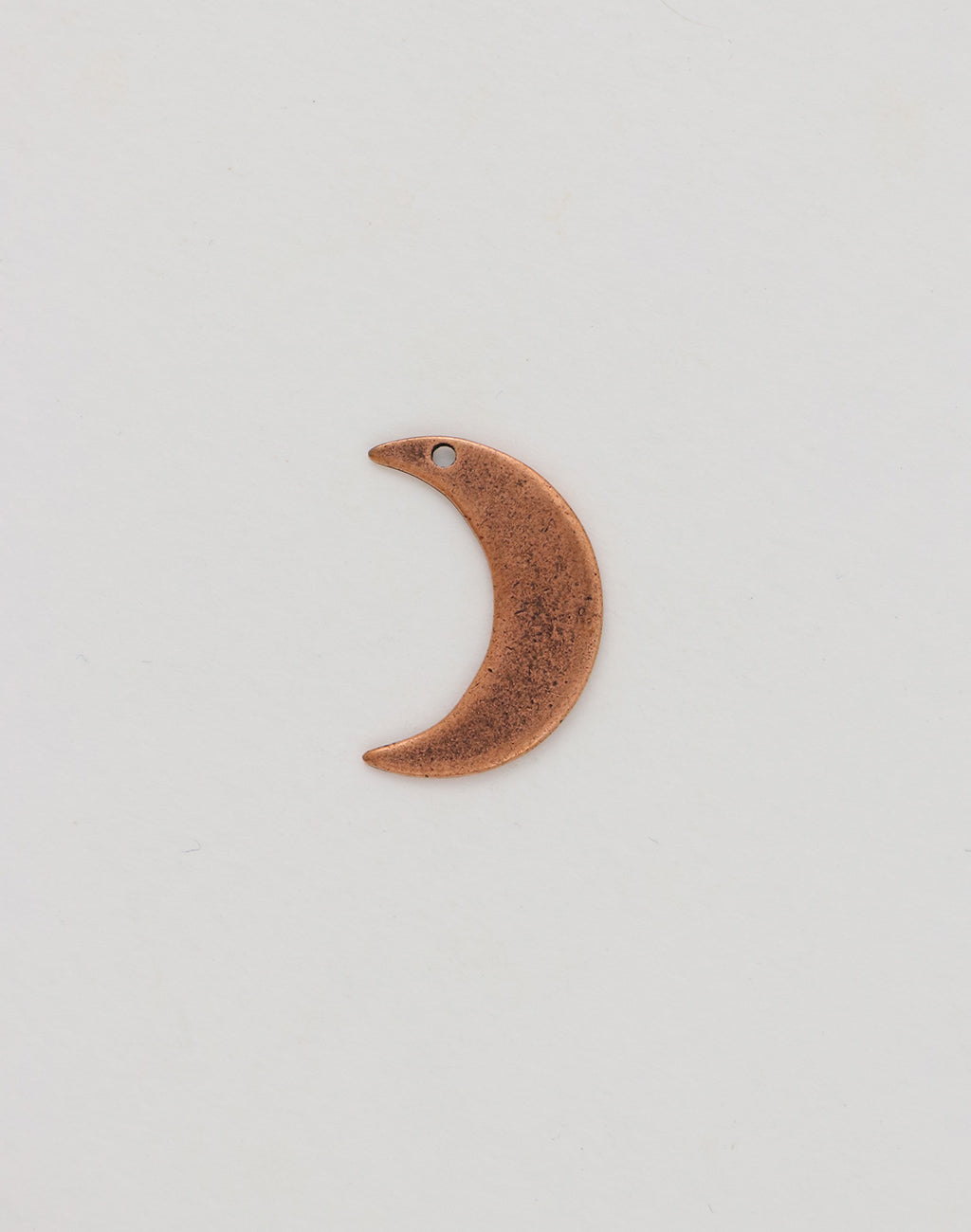 Copper crescent moon charm - PT152-170-BACK