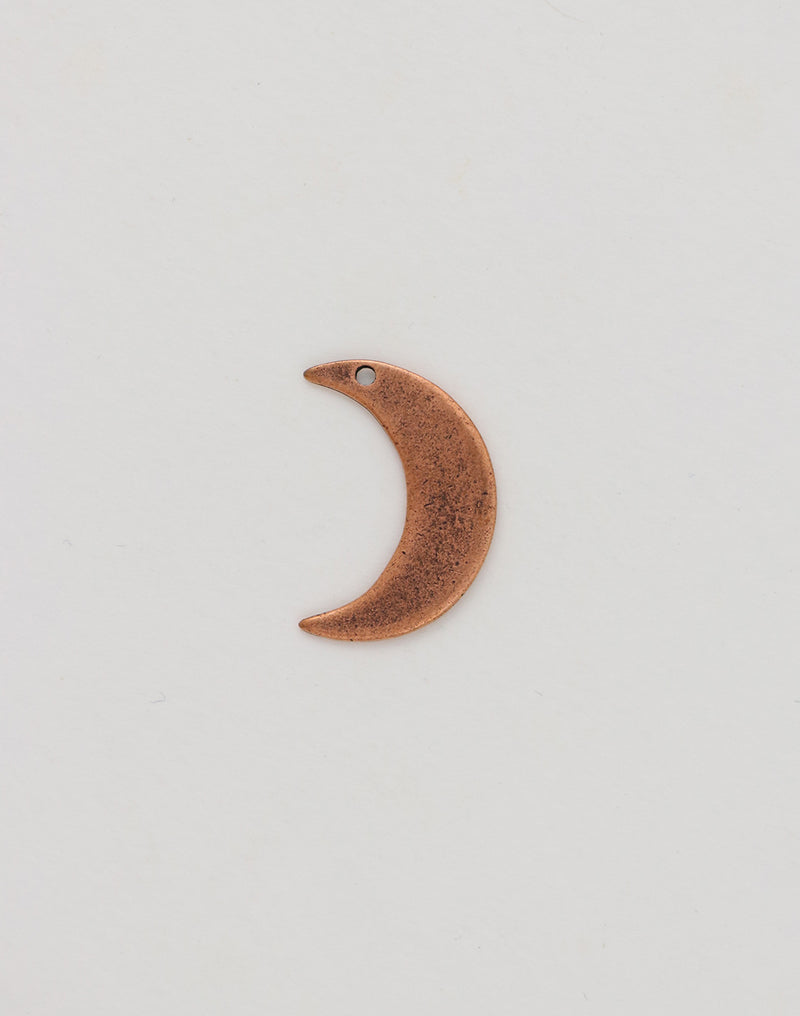 Crescent Moon Blank, 23x19mm, (1pc)