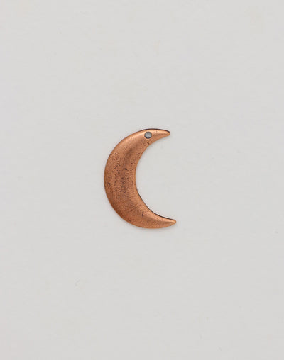 Crescent Moon Blank, 23x19mm, (1pc)