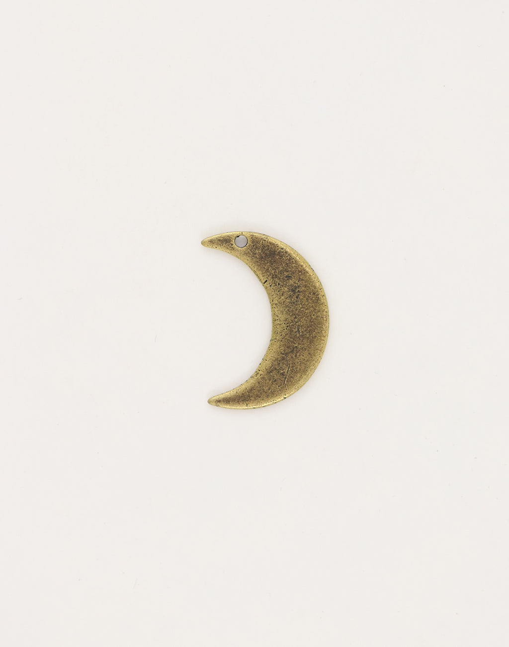 Brass crescent moon charm (PT152-270-BACK)