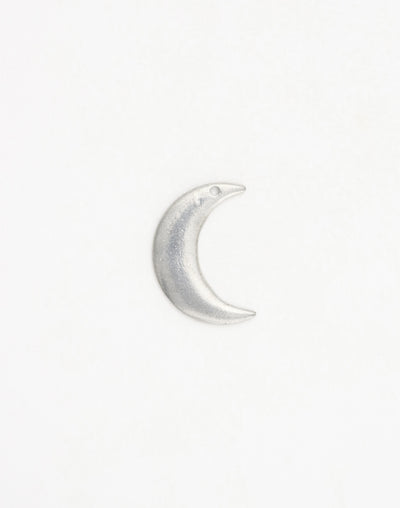 Crescent Moon Blank, 23x19mm, (1pc)