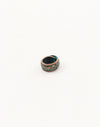 Bordered Ring, 10x9mm (1pc)