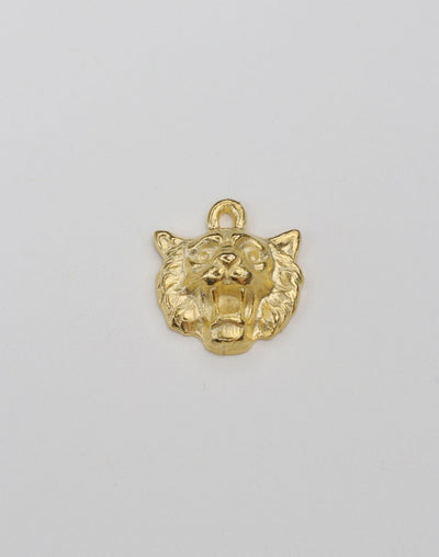 PT433-340 Gold Tiger Pendant Charm