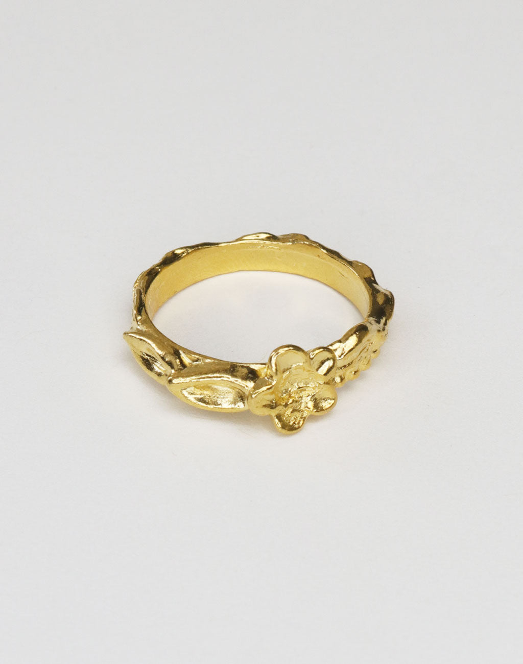PT499-340 gold flower ring
