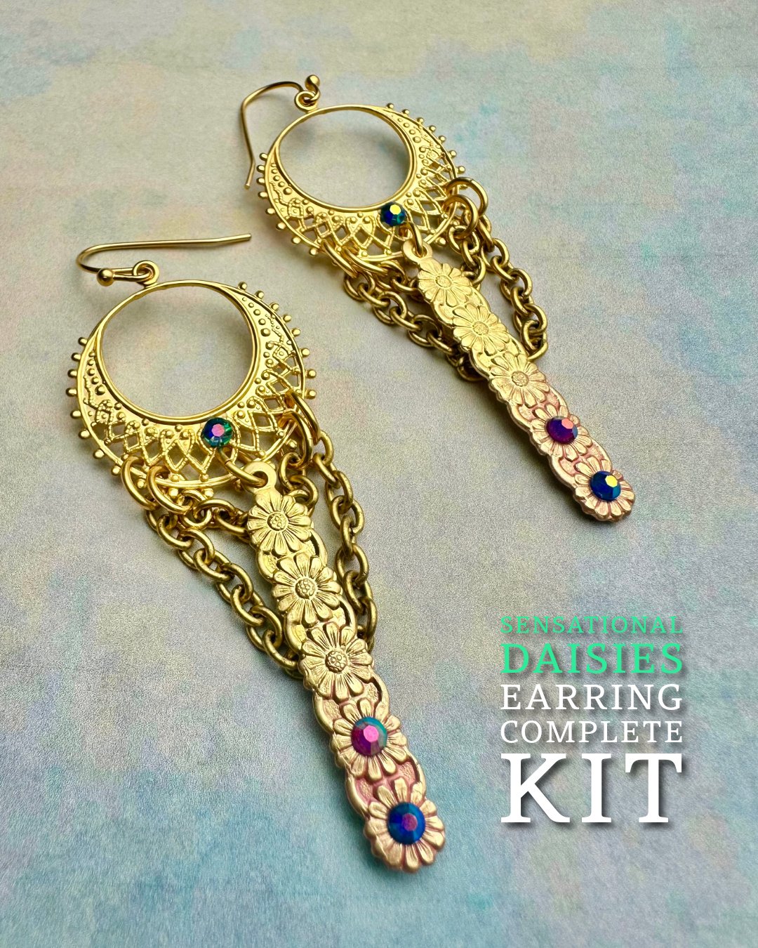 Sensational Daisies Earring Complete Kit