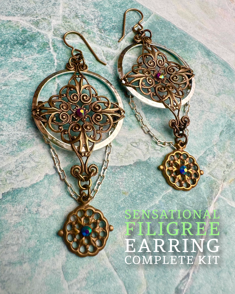 Sensational Filigree Earring Complete Kit
