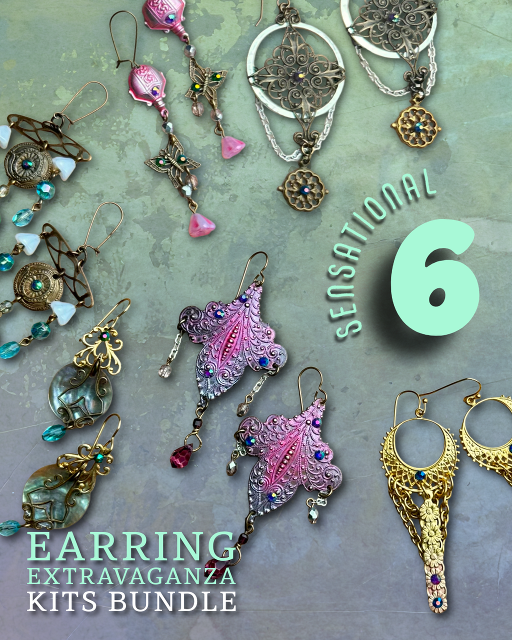 Sensational 6 Earring Extravaganza Kits Bundle