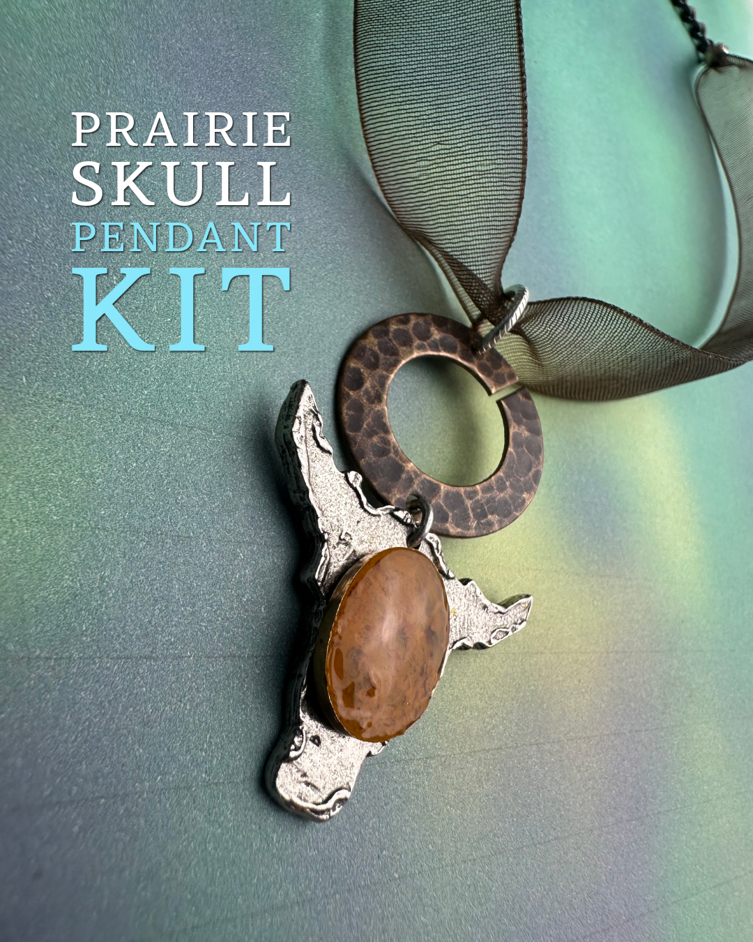 Prairie Skull Pendant Complete Kit