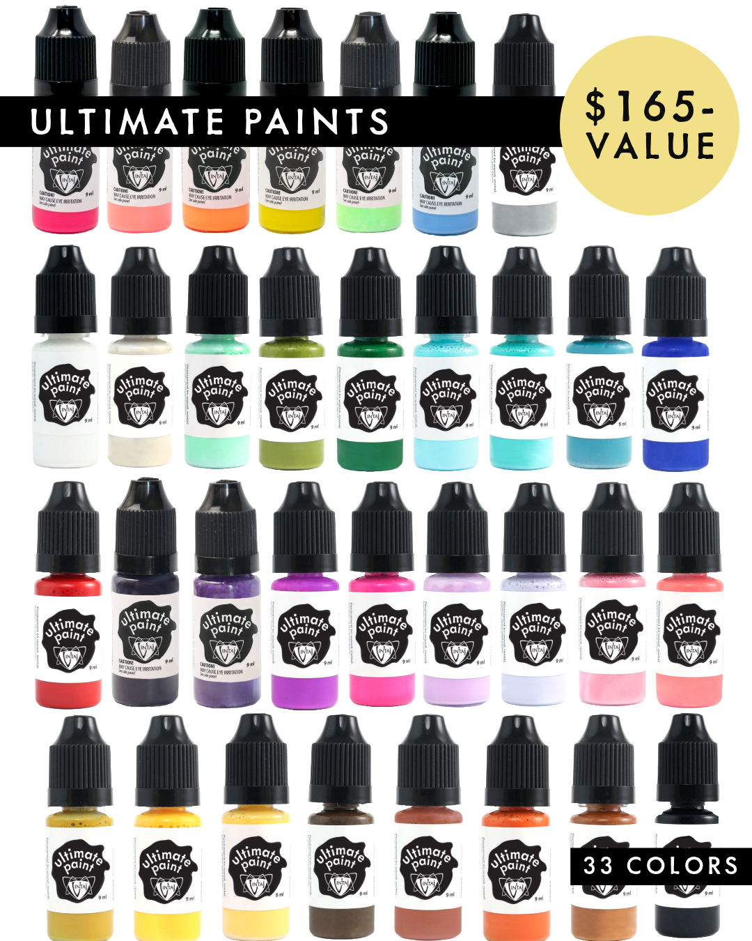 Ultimate Luminescence Paint Launch - 33 Colors ($165 Value)