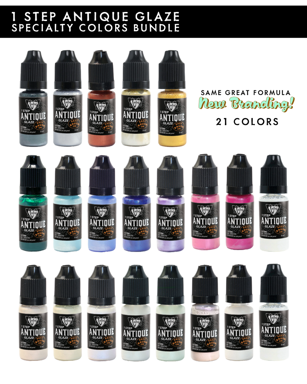 Antique Glaze 21 Colors Bundle