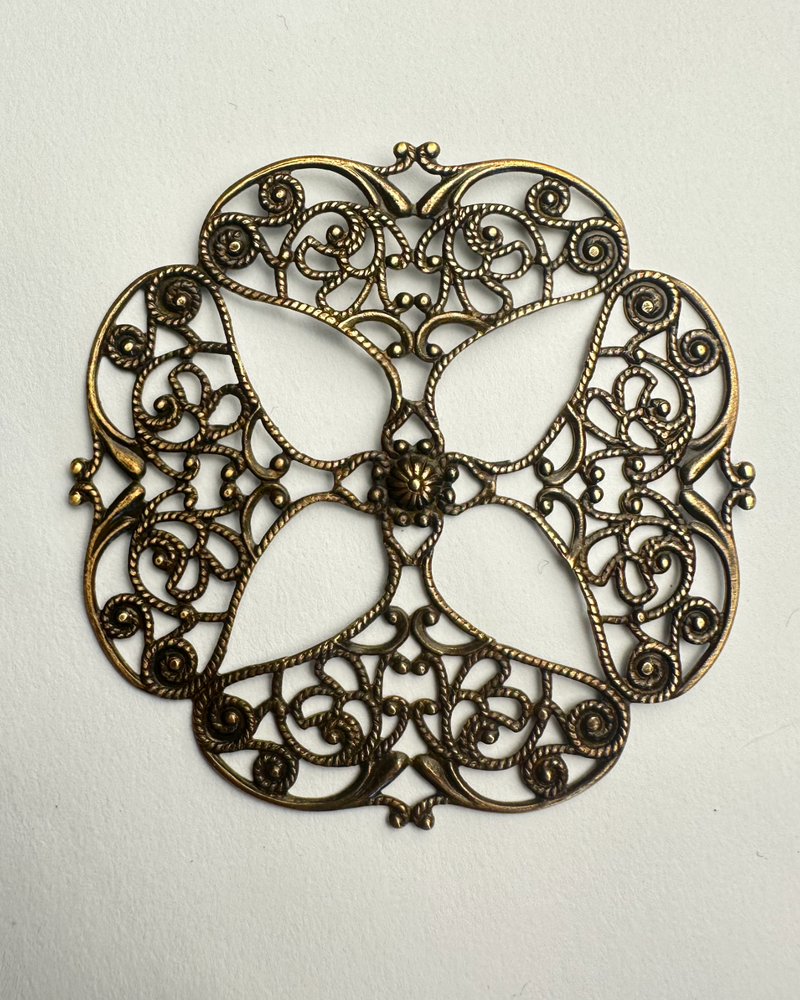 Flower Filigree, 62mm, (1pc)