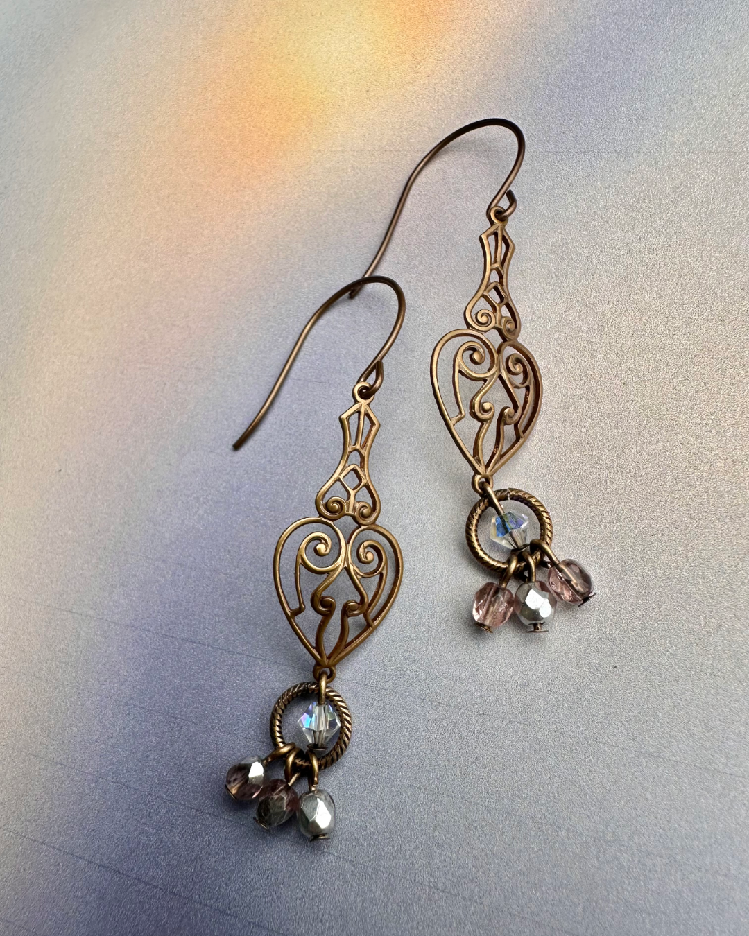 White Swan Bracelet & Earrings Inspo Bundle