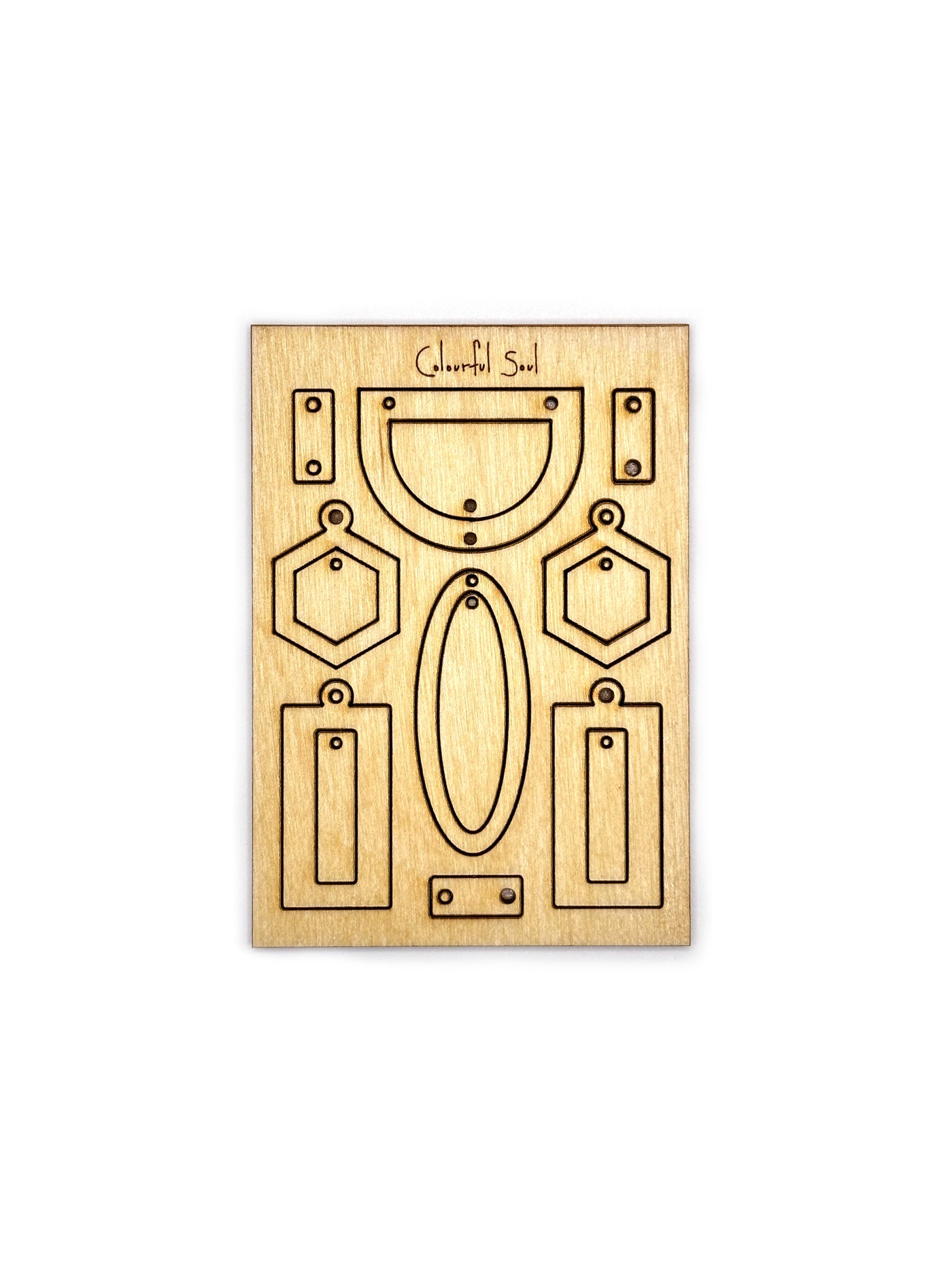 Arched Blank Shapes, Jewelry Pop Outs (1 panel, 15pcs/ea)