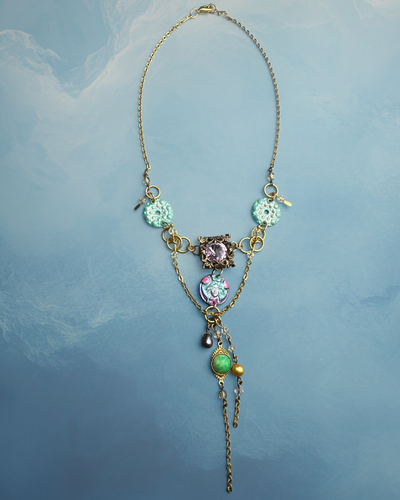 Mermaid Seashore Necklace Bracelet & Earrings Inspo Bundle