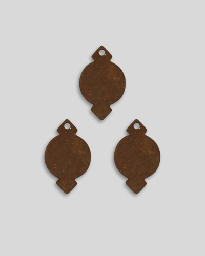 Eastern Motif Blank, 19x12mm, (3pcs)