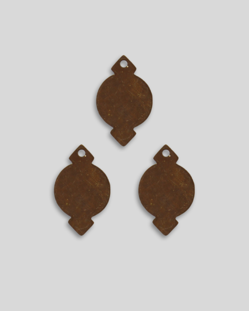 Eastern Motif Blank, 19x12mm, (3pcs)
