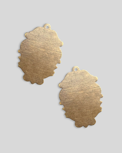 Victorian Silhouette Blank, 32x25mm, (2pcs)