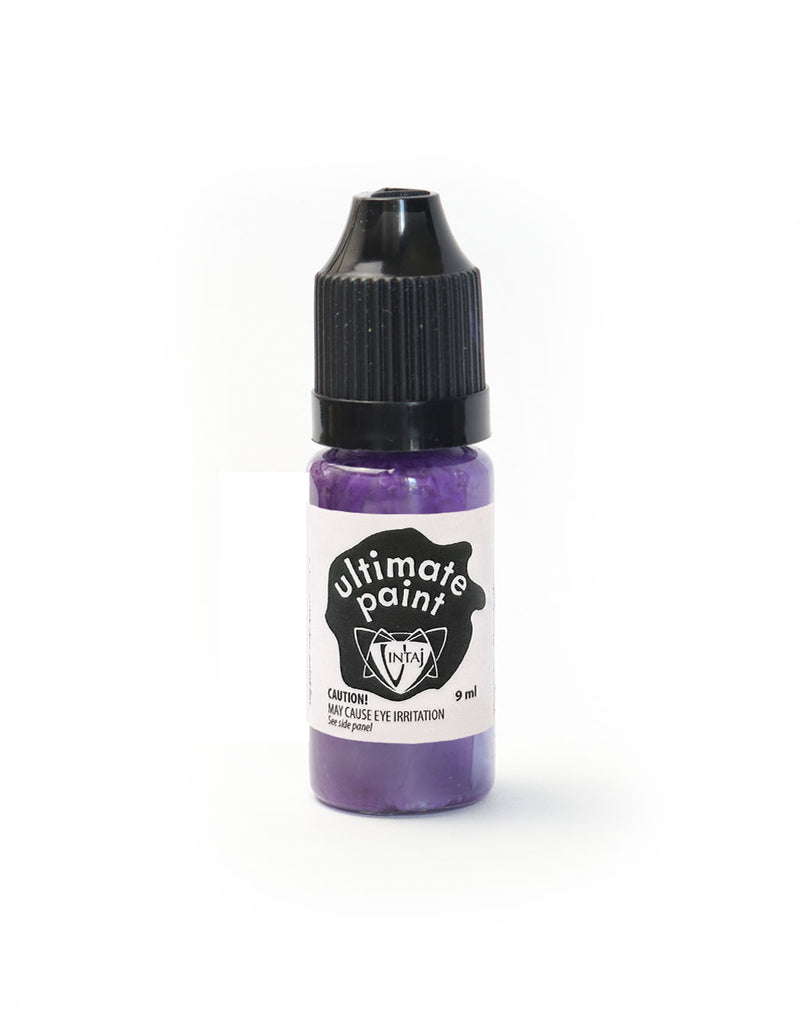 Purple fluorite paint bottle
