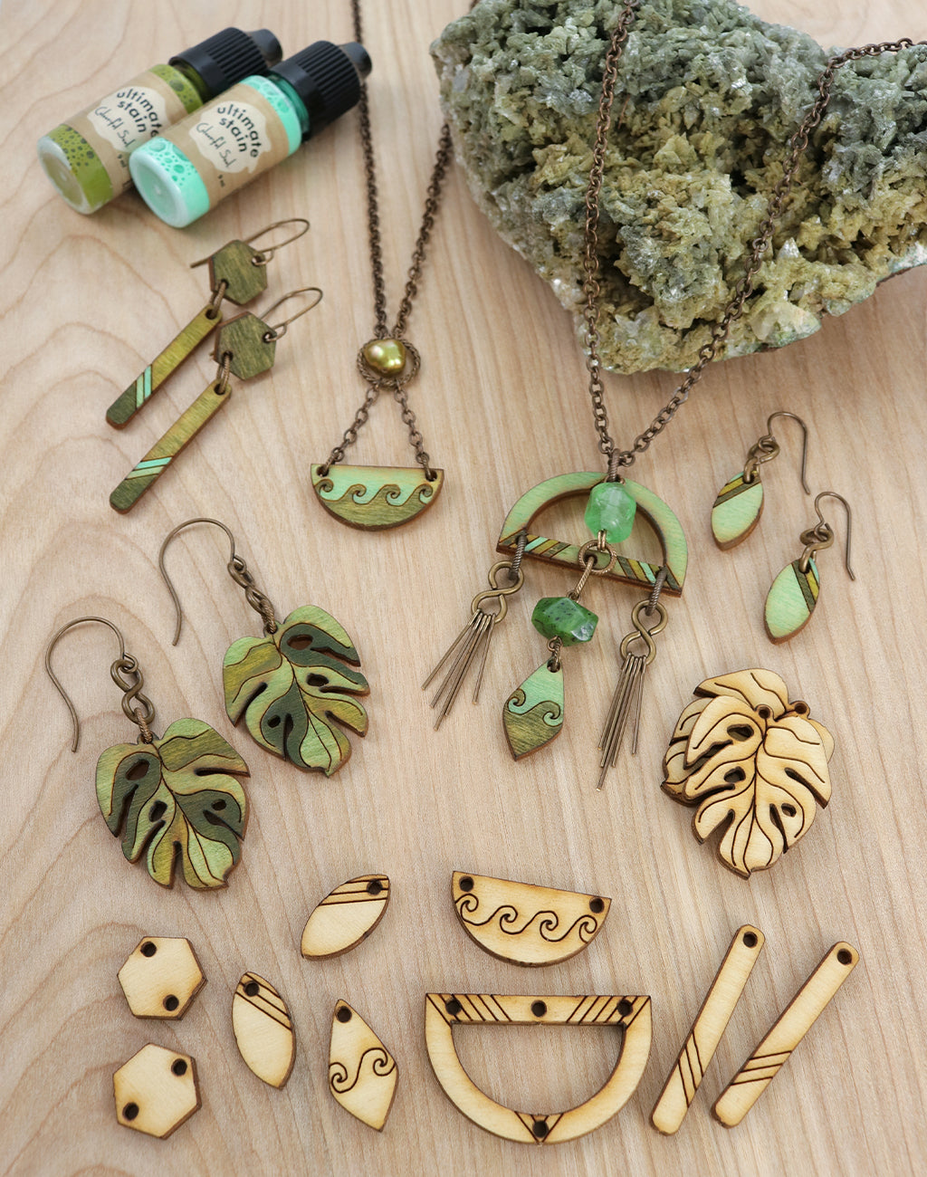 Coastal Foliage, Jewelry Pop Outs (1 panel, 11pcs/ea)