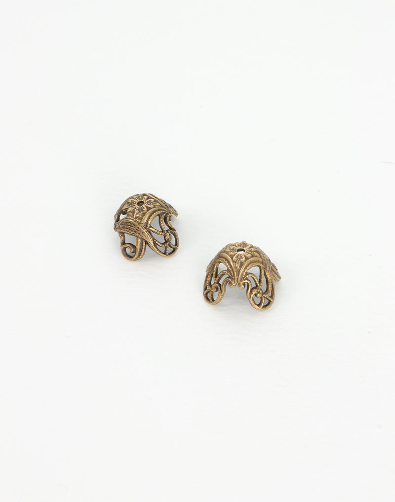 BC0006 Filigree bead caps