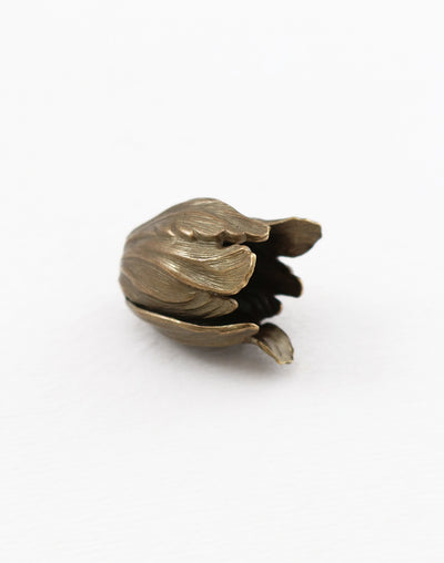 BC170 Bronze Flower Bead Cap
