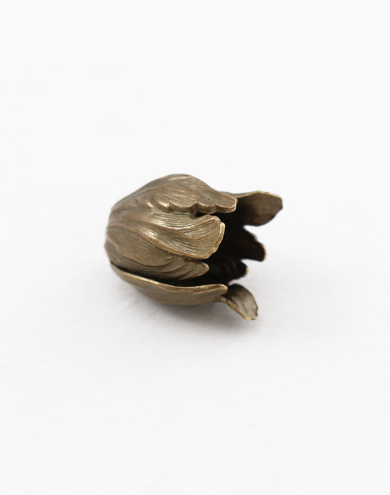 BC170 Bronze Flower Bead Cap