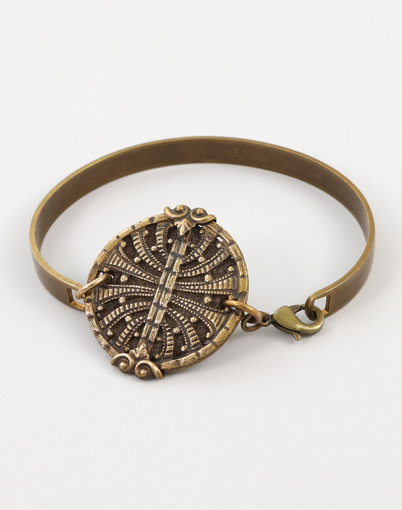 Bronze filigree bracelet