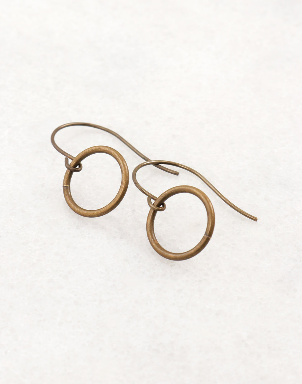 BVERG003 Bronze Circle Earrings