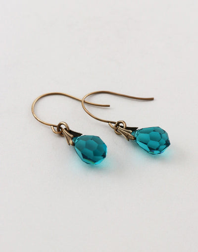 Jewel Drop Earrings, (1 pair)