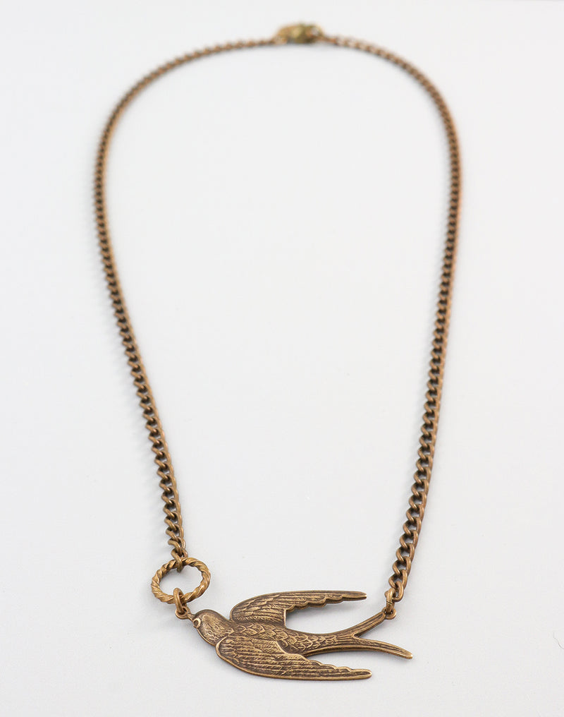 Soaring Sparrow Necklace, (1pc)