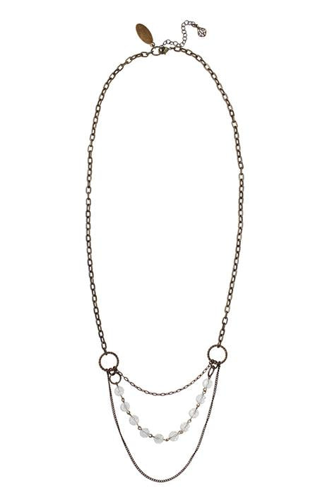 Chandelier Necklace 28&quot; w/ 2.5&quot; Extender 