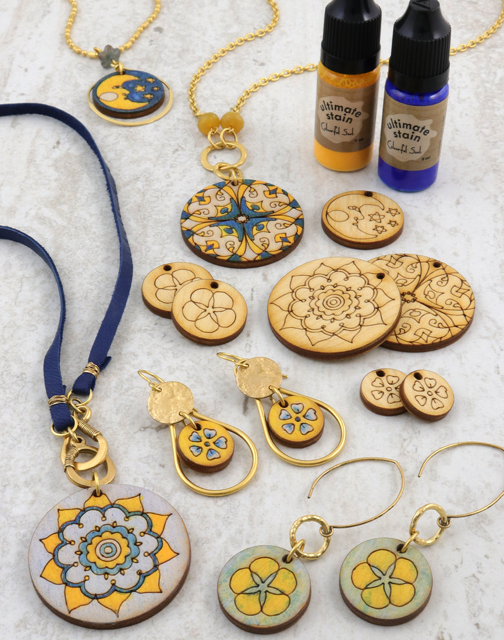 Sun & Moon, Jewelry Pop Outs (1 panel, 7pcs/ea)