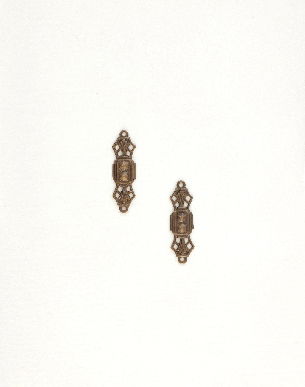 C2H011 Antique Bronze Decorative Hardware Pair