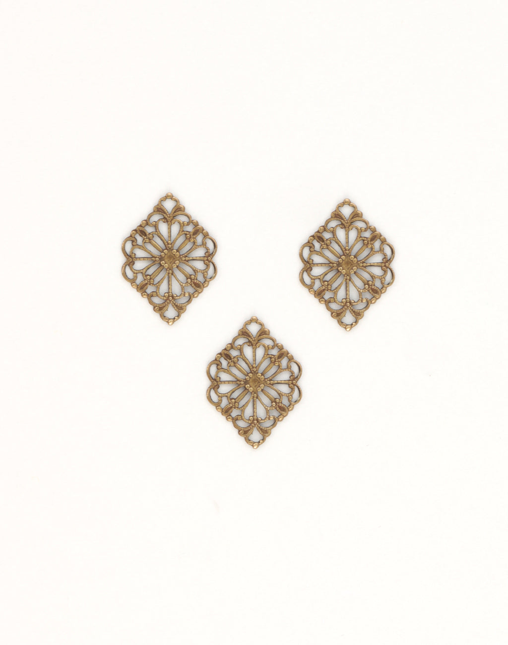 Diamond Filigree, 15x21mm, (3pcs)