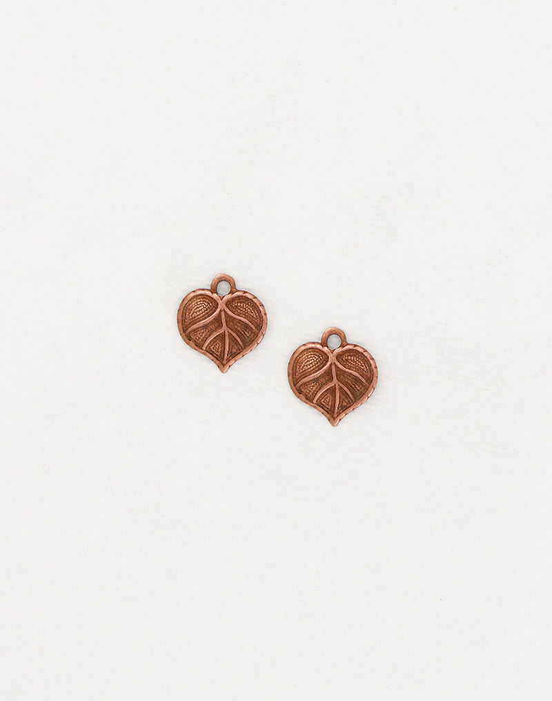 Nouveau Leaf, 13x12mm, (2pcs)