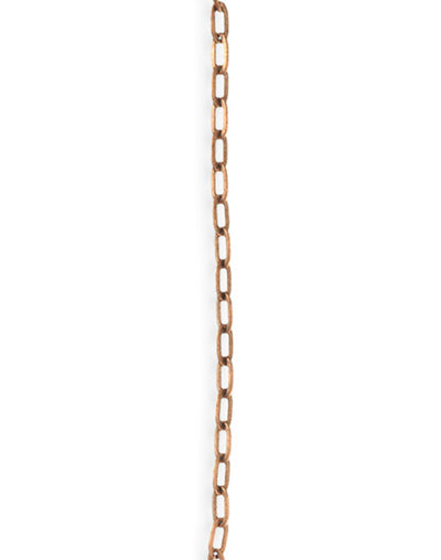Flat Link Chain, 2.5x4.6mm, (1ft)