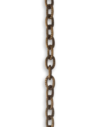 Etched Cable Chain, 2.9x4.3mm, (1ft)